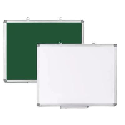 Lousa Quadro Branco e Verde 2 em 1 Magnetico Frente Verso Painel Duplo Mural Aluminio