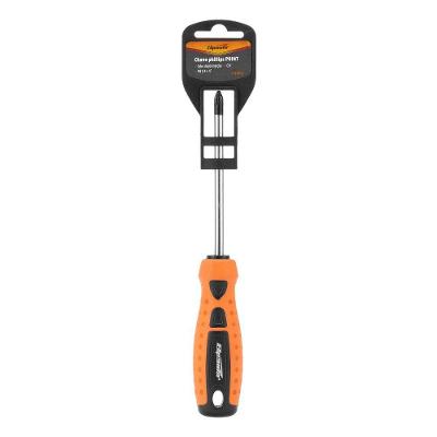 Chave Phillips PH2 1-4 X 100mm Haste Aço Carbono Cabo Ergonômico Emborrachado Inox Sparta