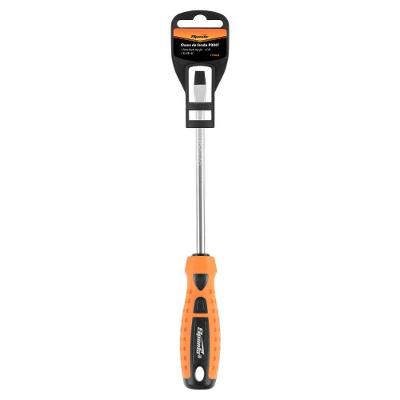 Chave de Fenda SL9,5 150MM Crv Cabo Emborrachado Alta Resistência Inox Sparta Ferramentas