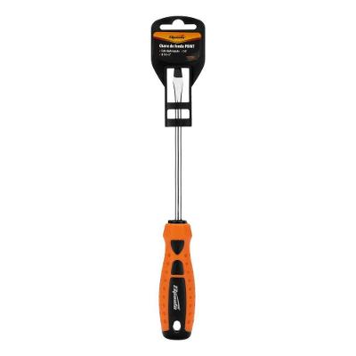 Chave de Fenda SL6 125mm Cabo Emborrachado Ergonômico Inox Sparta Ferramentas