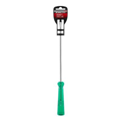 Chave de Fenda SL6 1-4 Aço Crv Haste 200MM com Acabamento Niquelado Verde MTX