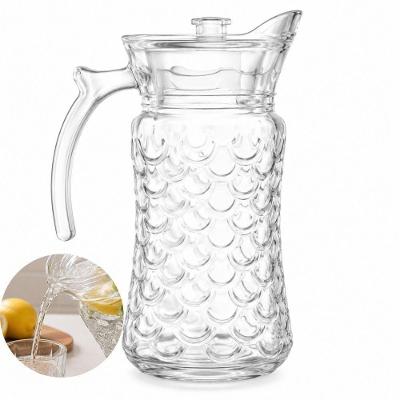 Jarra de Vidro Riviera Servir Agua Suco Cha Bebidas Multiuso Luxo Transparente 1,7L