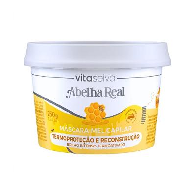 Máscara de Tratamento Máscara Mel Capilar Abelha Real Reconstrução com Termoproteção Vita Seiva