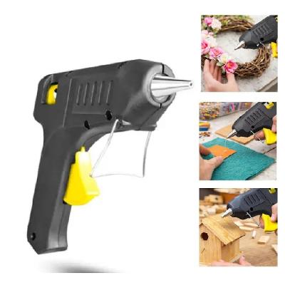 Pistola de Cola Quente Profissional Grande com Bico Metálico 15W Bivolt para Artesanato e Reparos