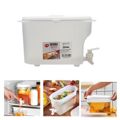 Dispenser de Bebidas Suqueira Portátil com Torneira 3,2L para Camping e Praia