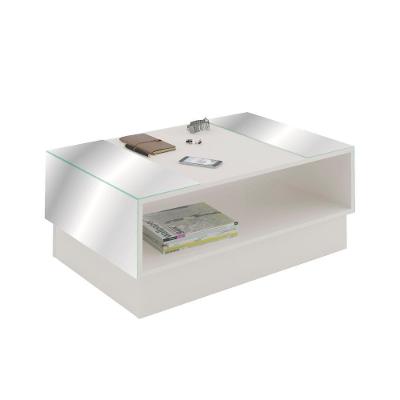 Mesa de Centro Detroit MDP Plástico 90,5CM Off White Artely