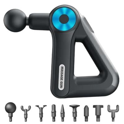 Massageador Muscular Pistola de Liberação Miofascial 9 Acessórios 25W 1000 a 5000 RPM Bivolt