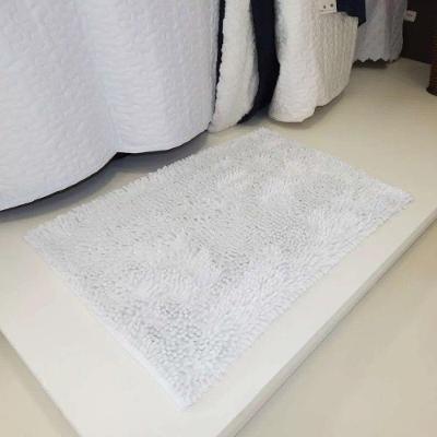 Tapete Microfibra Popshine Antiderrapante 50x70cm Appel Branco