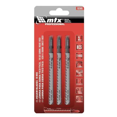 Lâmina para Serra Tico T144D Corte Rápido e Limpo Inox 3 Peças MTX