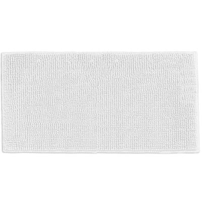 Tapete Microfibra Popcorn 50x100cm Antiderrapante Appel Branco