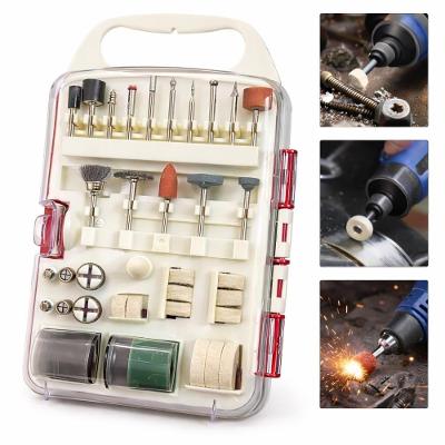 Kit para Micro Retifica 71 Acessórios com Maleta Organizadora para Corte Lixa Gravamento