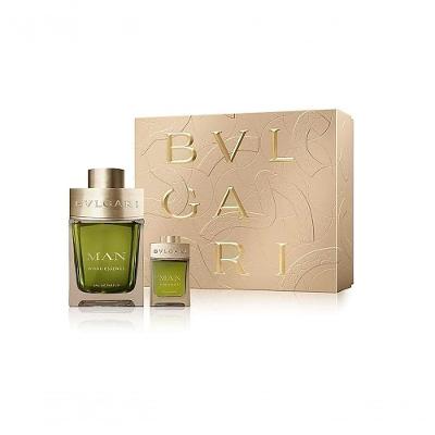 Kit Perfume Man Wood Essence Masculino Eau de Parfum Amadeirado 100ML Bvlgari
