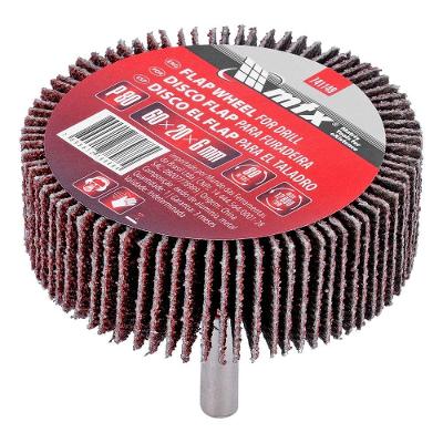 Roda de Lixa com Haste Roda de Lixa Mtx Grão 80 60x20x6mm para Desbaste MTX