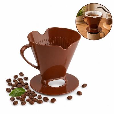 Suporte para Filtro de Café Reutilizavel Permanente Polipropileno Base Estavel Alca Anatomica Uso