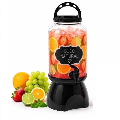 Suqueira Multiuso com Suporte Lousa Giz Torneira Plastico Resistente para Bebidas e Produtos