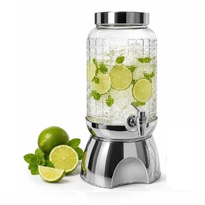 Suqueira Pote Wave Dispenser de Bebida Plástico Resistente Multiuso Cinza 3,6L