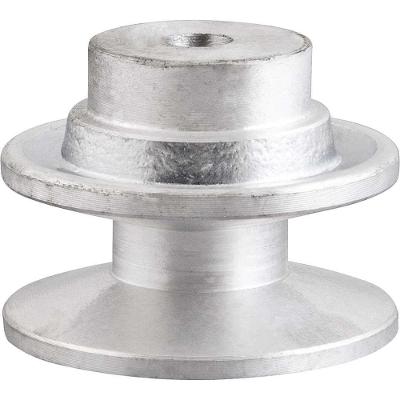 Polia de Alumínio 1 Canal Perfil B 50mm sem Furo Dissipação de Calor Durabilidade Correias Vonder