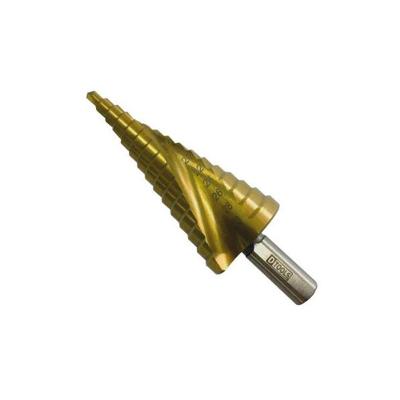 Broca Escalonada Cone 4-32mm Furos 4mm a 32mm Aço Oxidado Dtools