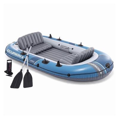 Bote Inflável Excursion 4 Pessoas Passeios Pesca Lazer Amarelo Até 500kg Intex