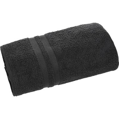Toalha de Rosto Oasis 50x80CM 100% Algodão 450g-m² Preto Tessi