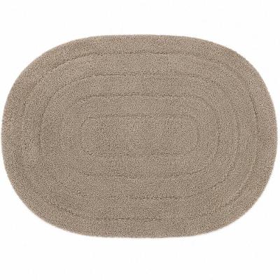Tapete para Banheiro Oazi Algodão e Poliéster 40x60CM Pergaminho Bene Casa