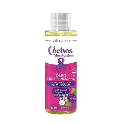 Óleo Multifuncional Cachos dos Sonhos 3 em 1 Coco Uva Rícino 200ML Vita Seiva