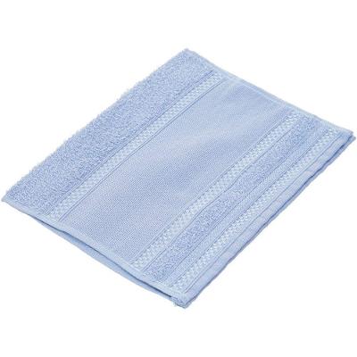 Toalha de Mãos e Lavabo Ponto Cruz 30x45CM Algodão 390g-m² Azul Bene Casa