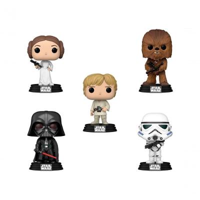 Bonecos Colecionáveis Funko Pop Star Wars Kit 5 Personagens Vinil Candide
