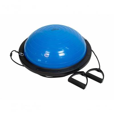 Meia Bola Bosu para Exercícios Meia Bola Bosu com Elásticos Alças e Bomba Manual Bivolt Arktus