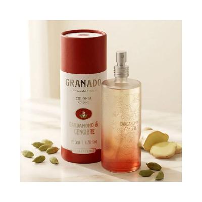 Colônia Cardamomo & Gengibre Eau de Cologne Aromática Especiada Granado 250ML