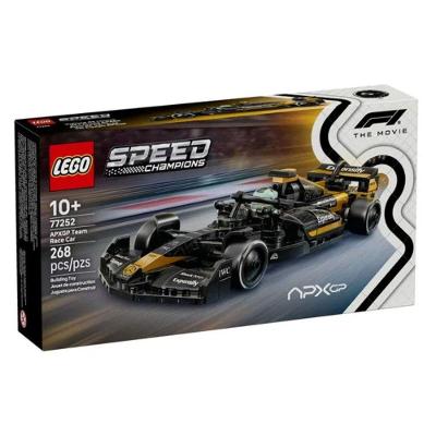 Brinquedo Lego Speed Champions Carro de Corrida da Equipe Apxgp de F1 o Filme Preto 77252
