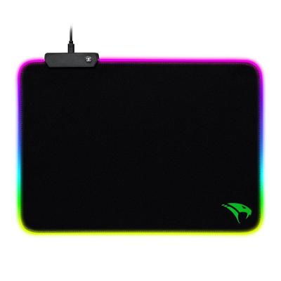 Mousepad Gamer Viper Pro Naja Iluminacao RGB Resistente a Agua Antiderrapante Preto