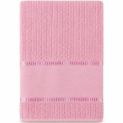 Toalha de Rosto Ponto Russo 50x75CM 100% Algodão 380g-m² Rosa Bene Casa