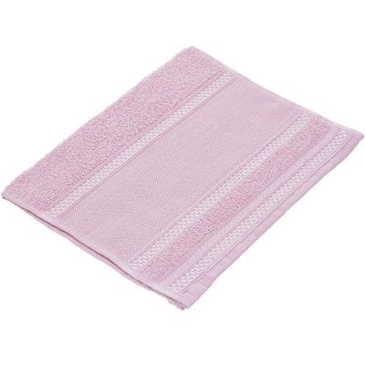 Toalha de Mãos e Lavabo Ponto Cruz 30x45cm 100% Algodão 390g-m² Rosa Bene Casa