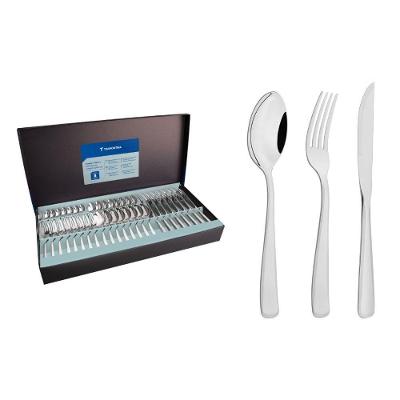 Faqueiro Pacific 48 Peças Aço Inox para Mesa Prata Tramontina