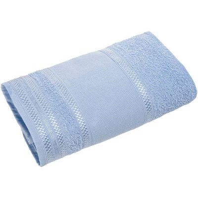 Toalha de Banho Ponto Cruz 68x135CM 100% Algodão 390g-m² Azul Bene Casa