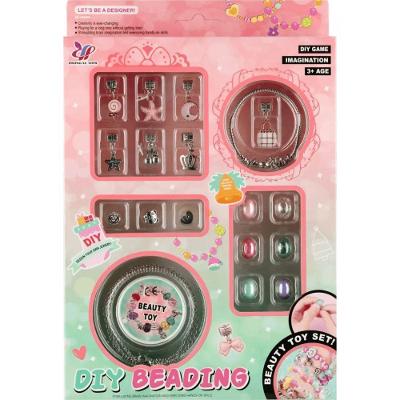 Kit de Bijuterias Infantis para Montar Acessórios 18 Peças para Decorar Corrente