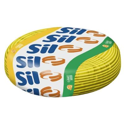 Cabo Flexível Elétrico 2,5mm2 Rolo 100m Amarelo Cobre Sil
