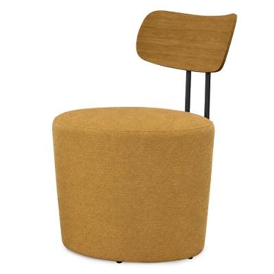 Poltrona Decorativa Luna Base Fixa Linho Color Trend Conforto Tca 219 Moll Milani Movelaria