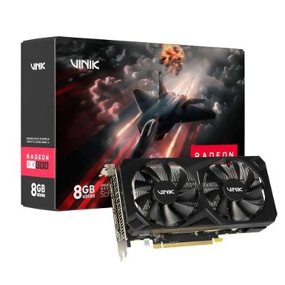 Placa de Vídeo RADEON RX580 8GB DUAL FAN Backplate Preto Vinik GPUVK580V28GB2F