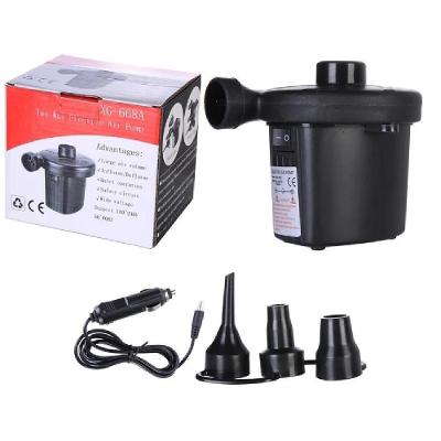 Inflador Bomba de Ar 12V 75W Eletrico Colchao Barco Inflaveis Portátil Leve