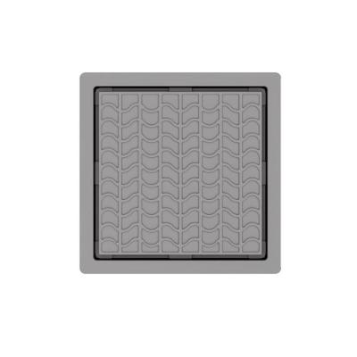 Ralo Oculto Neo Hidden S para Ser Revestido com Porcelanato Cinza Tramontina