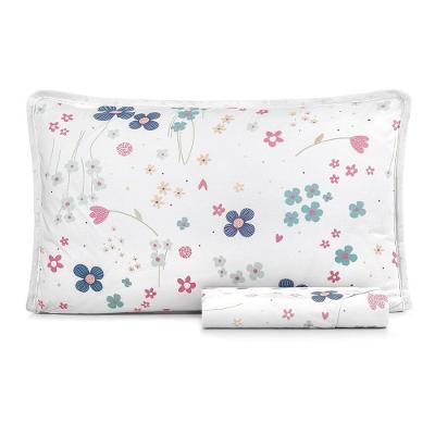 Jogo de Cama Solteiro 2 Peças Mundo Kids Encantadas 100% Algodão Malha Estampado Altenburg