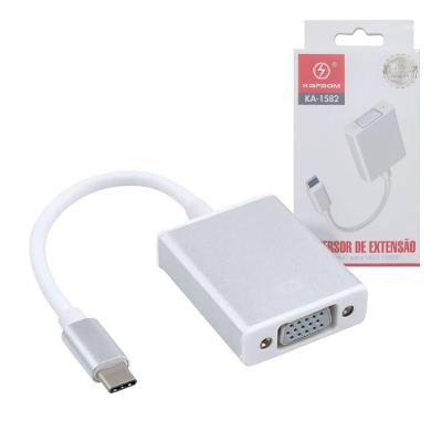 Adaptador Conversor KA-1582 para VGA 1080p Full HD Plug And Play Kapbom