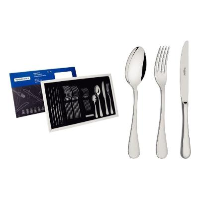 Faqueiro Classic 66928003 24 Peças Aço Inox para Mesa Prata Tramontina