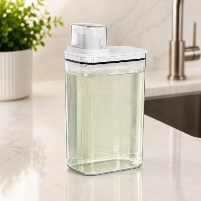 Dispenser para Sabão e Líquidos Dispenser Flow Multiuso Poliestireno Tampa Hermética Lavanderia