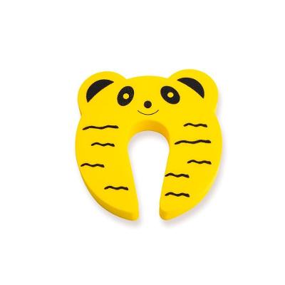 Protetor Infantil para Porta Ursinho E.V.A Macio Flexível Amarelo e Preto Bemfixa Único