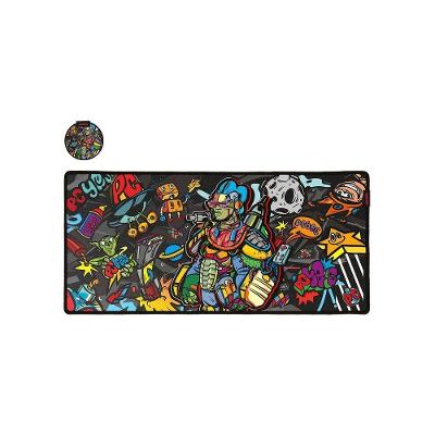 Mouse Pad Gamer Pcyes Apollo Extended Superfície Speed 900X420MM Preto