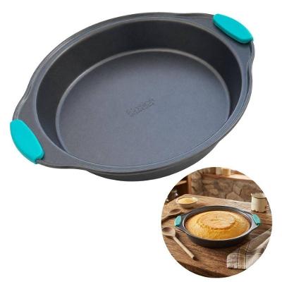 Forma Redonda para Bolo e Torta BS10523 Aço Carbono Revestimento Antiaderente Cinza Baker's Secret