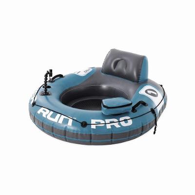 Boia Inflável Poltrona Corredeiras Pro Até 100kg 1 Pessoa Encosto Tela Vazado Intex
